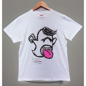 Siesta8bit "Master Kota" Graphic‎ T-shirt White Japanese Indie Art Tee Size S
